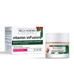 Bella Aurora - Crème Visage Multivitaminée Anti-âge Vitamin InFusion - Peaux Normales à Sèches