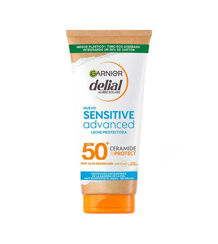 Garnier - Lait Protecteur Sensitive Advanced éco-conçu Delial SPF50+ Ceramide Protect 175ml