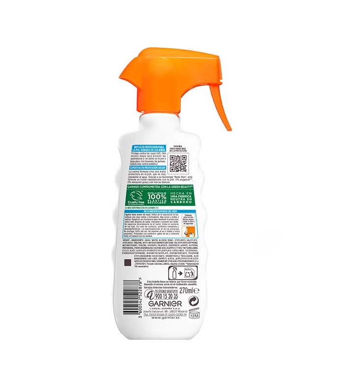 Garnier - Spray Protecteur Delial Children Sensitive Advanced FPS 50+ Ceramide Protect 270ml – Image 2