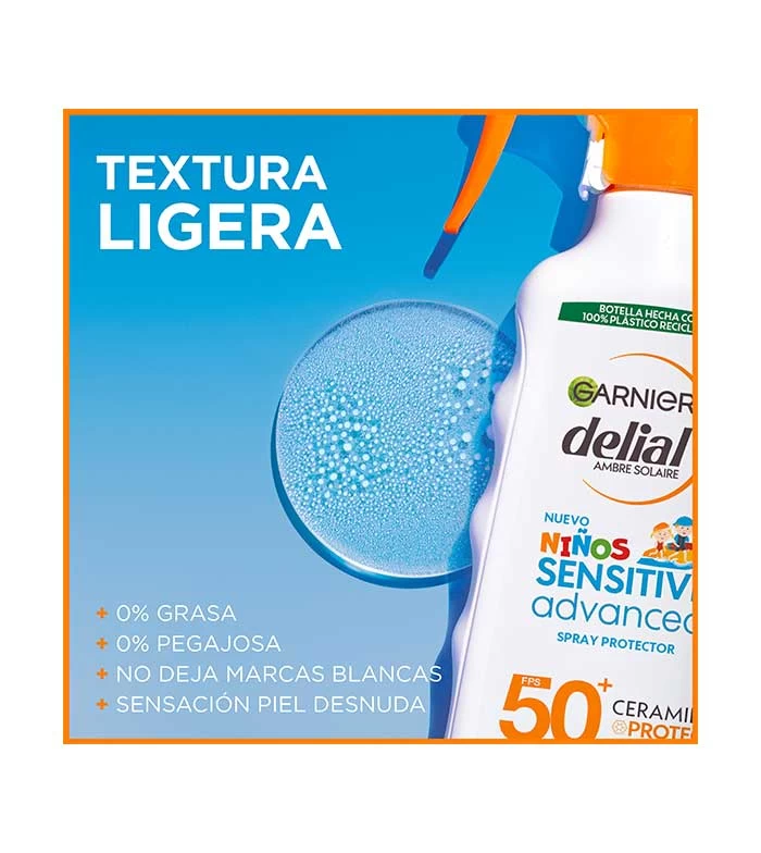 Garnier - Spray Protecteur Delial Children Sensitive Advanced FPS 50+ Ceramide Protect 270ml – Image 3