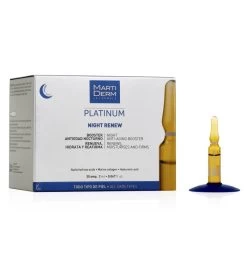 MartiDerm - *Platinum* - Ampoules Anti-âge Night Renew - 30 Unités