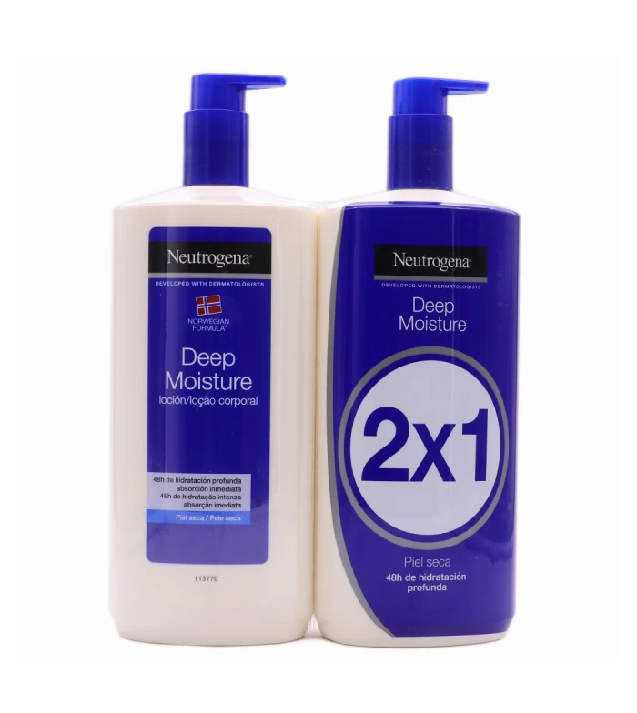Neutrogena - Pack 2 Lotions Pour Le Corps Hydratation Profonde