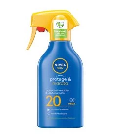 Nivea Sun - Crème Solaire Protège Et Hydrate Spray - SPF20 : Médias