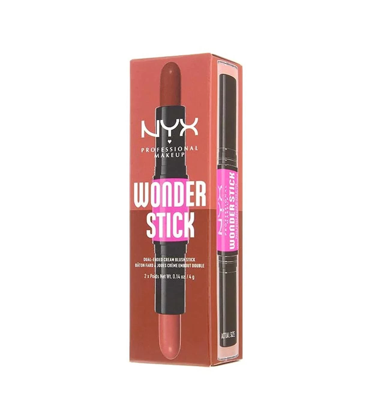 Nyx Professional Makeup - Crème Blush Wonder Stick - WSB03: Coral + Deep Peach – Image 3