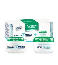 Somatoline Cosmetic - Soin Complet Gel Frais Réducteur 7 Nuits + Gommage Aux Sels Marins